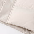 thumbnail image 6 of ATOGUTA Puffer Jacket Boys Insulated Long Quilted Winter Down Coat Warm Hooded Parka Snow Coats Size 4T-13, Beige, 6 of 8