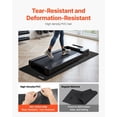 thumbnail image 3 of Foldable Walking Pad Treadmill Mat, 1/4" Thick, 24" x 68" Exercise Equipment Mat for Elliptical on Carpet Hardwood Floor, High Density PVC Floor Protector, Waterproof and Non-slip for Home Gym, 3 of 6