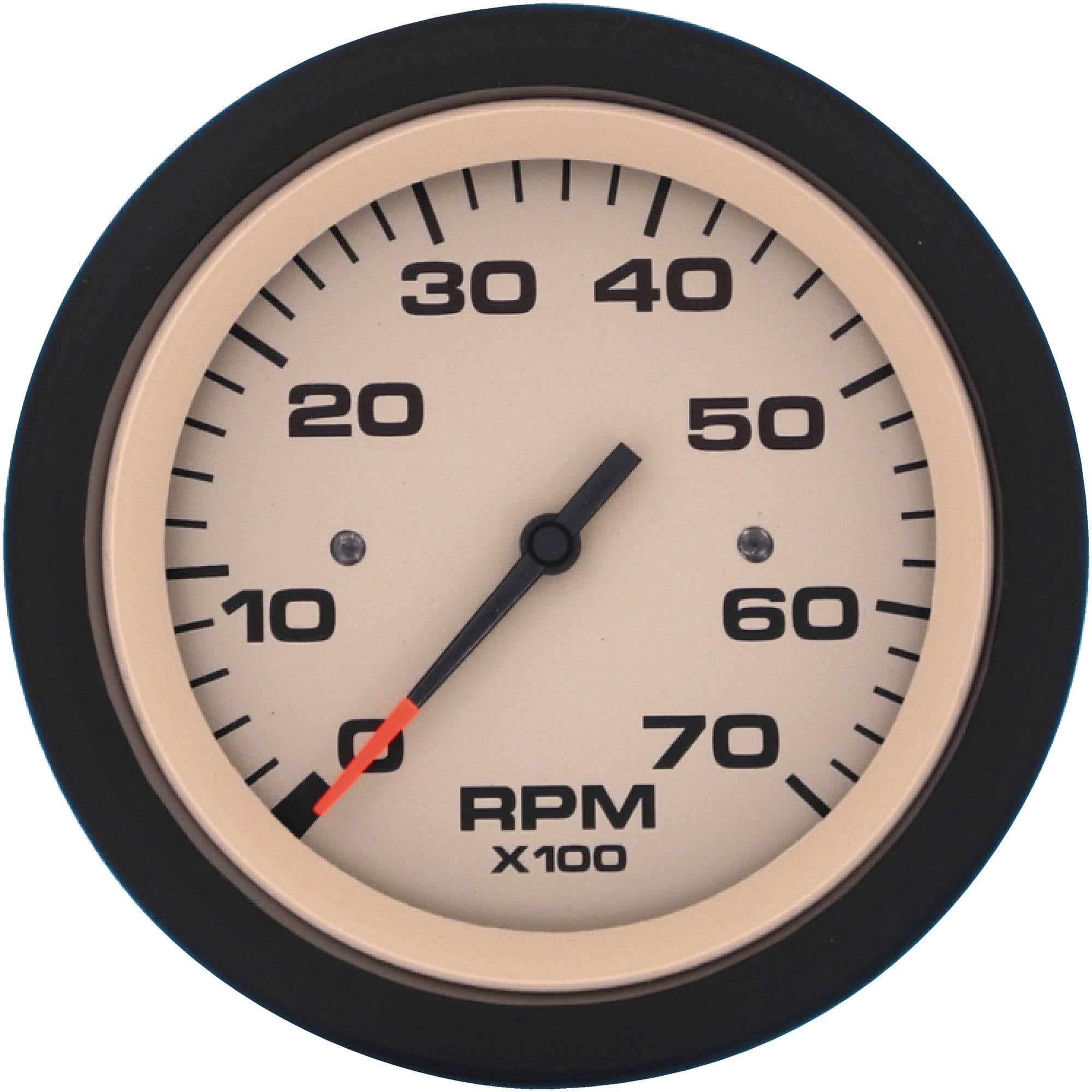 Sierra 67364P Black Sterling Tachometer With Hour Meter 7000 RPM