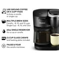 thumbnail image 4 of Keurig K-Duo Essentials Black Single-Serve K-Cup Pod Coffee Maker, 4 of 14