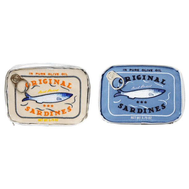 Cosméticos Sardinas Enlatadas Bonita Almacenamiento Creativa para El (Beige)