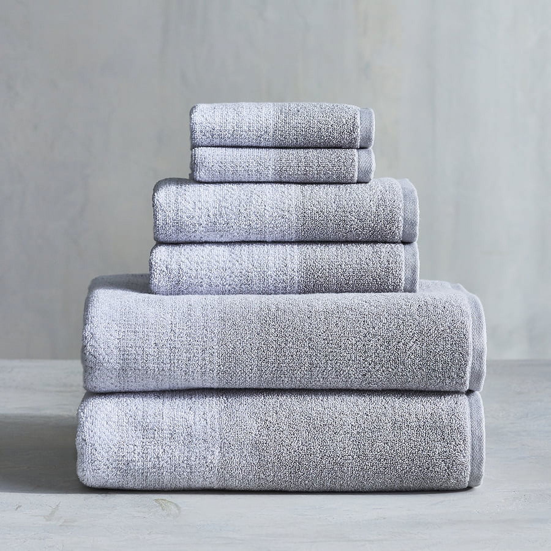 Better Homes & Gardens Adult Hand Towel, Solid Grey