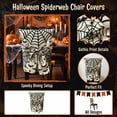 thumbnail image 5 of 1PCS Halloween Chair Cover, Elastic Stretch Ghost & Jack-o'-lantern Print Chair Protector, Chair Slipcover for Indoor Dinner Table Decor, 5 of 7