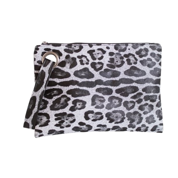 Sonducket Bolso De Estilo Simple Para Mujer - Bolso Multicolor Que Ahorra Espacio Bolsos De Mujer Monedero De Gran Capacidad Bolsas de mensajero y de hombro Leopardo gris