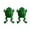 A, variant on 1 Pair Frog Shape Earrings,Cute Cartoon Ear Studs Jewelry Gift
