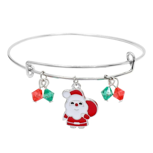 Fiudx Pulsera Navideña, Elegante Collar de Aleación, Diseño de Colgante de Árbol Festivo, Elegante Joyería para Mujer, Ideal para Fiestas y Banquetes, Ideal Como Regalo, Talla Ajustable, Incluye Una