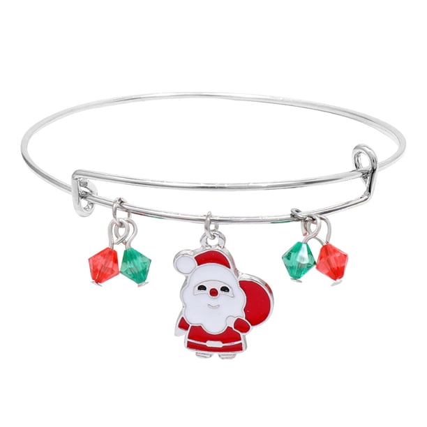 Fiudx Pulsera Navideña, Elegante Collar de Aleación, Diseño de Colgante de Árbol Festivo, Elegante Joyería para Mujer, Ideal para Fiestas y Banquetes, Ideal Como Regalo, Talla Ajustable, Incluye Una