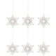 thumbnail image 2 of Adornos navideños, adornos navideños, regalos navideños, 6 piezas de acrílico para decoración de copos de nieve navideños, para escaparate, árbol de Navidad, colgante pequeño, un copo de nieve., 2 of 9