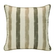 thumbnail image 2 of Outdoor Decor by Commonwealth Nature  Printed Stripe Pillow 18 x 18 in Taupe, 2 of 5