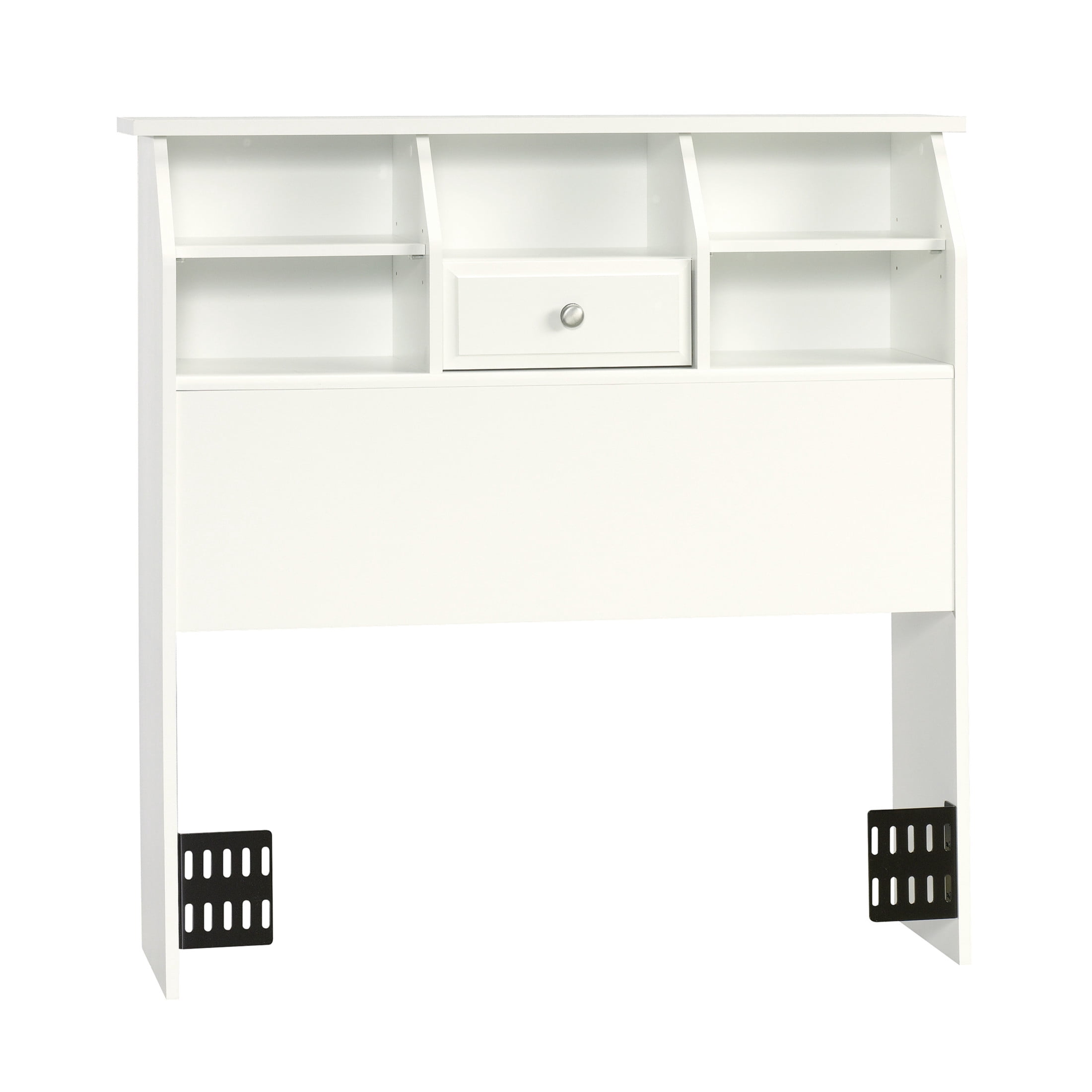 Sauder Shoal Creek Twin Mates Bed with Headboard, Soft White
