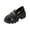 Black, variant on IEMIEMIEM Womens Loafers Fashion Chain Chunky Heel Platform Comfortable Lightweight Anti-Slip Lug Sole Slip-On Dress Shoes for Work Party Casual Daily Wear Punk Style 5.5 wide