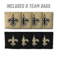thumbnail image 4 of New Orleans Saints 8pk Licensed Cornhole Bags, 4 of 4