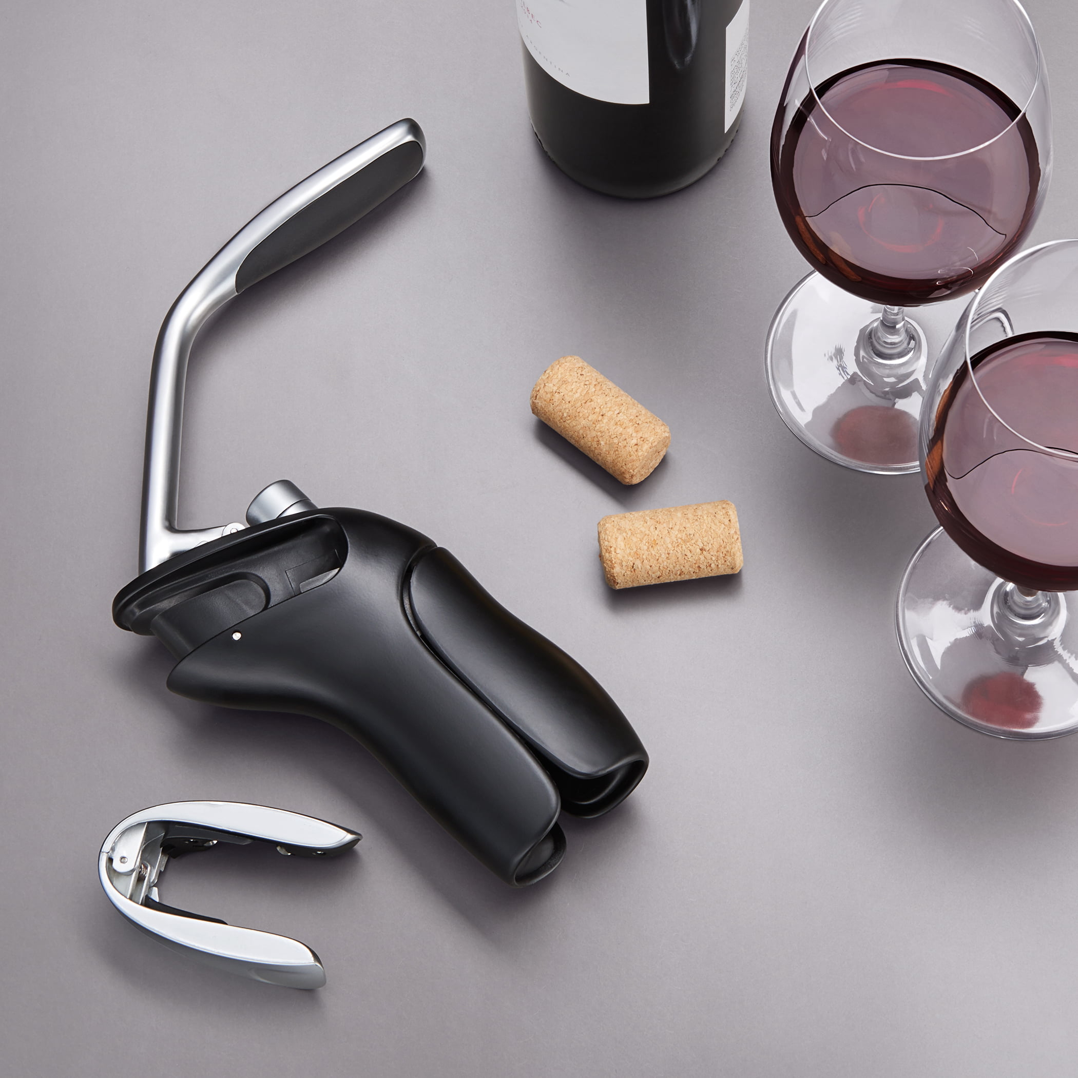 OXO Winged Corkscrew Soft Knob Smooth Gliding Steel Wine Bottle Cork Opener,  1 Piece - Pick 'n Save