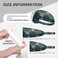 thumbnail image 2 of Starry Sky Meditating Lion Headbands for Women/Men, Elastic Soft Sweat Band Sports Hair Bands for Women & Men's Hair, Moisture Wicking Workout Head bands for Running, Gym,Yoga, 2 of 5