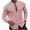Pink, variant on Aofany Mens Shirts Solid Long Sleeve Button-Down Shirts Cotton Linen Comfy Casual Blouse Tops