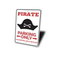 thumbnail image 4 of Pirate Parking Novelty Sign, Metal Wall Decor - 10x14 inches, 4 of 4