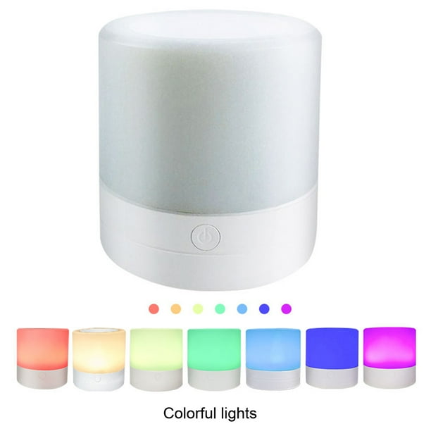 Mini Rechargeble LED Touch Night Lamp Innovative Small Nightlight Table Bedside Nursing Lamp 6