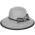 thumbnail image 4 of Women's Panama Styled Woven Straw Hat and Foam Flip Flop Sandals Set US Women's Shoe Sizes 7-10, 4 of 5