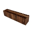 thumbnail image 2 of jesticaly Enjoy Charm Of Solid Wood Flowerpot Rectangular Planter Storage Box Solution Farmhouse Flower Bucket Balcony Desktop wood Medium, 2 of 6