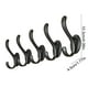 thumbnail image 3 of Ganchos de Pared Adhesivos (Paquete de 5) - Organizadores de Armario y Baño Sin Taladros, En Negro, Blanco y Gris, Capacidad de 15 Kg, 10,3 X 5 X 4,5 Cm, Ahorran Espacio para Toallas, Ropa y Abrigos., 3 of 6