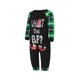 thumbnail image 3 of Pijamas navideños familiares a juego, camisetas de manga larga con estampado de elfos y letras + pantalones a cuadros. Pijama que brilla en la oscuridad., 3 of 8