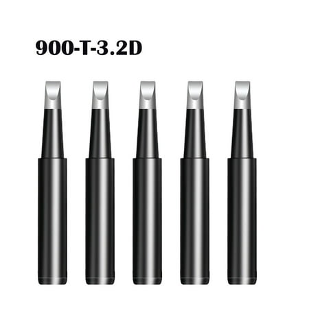 

5X 900M-T Copper Replacement Bevel Style Iron Tip -free For 936