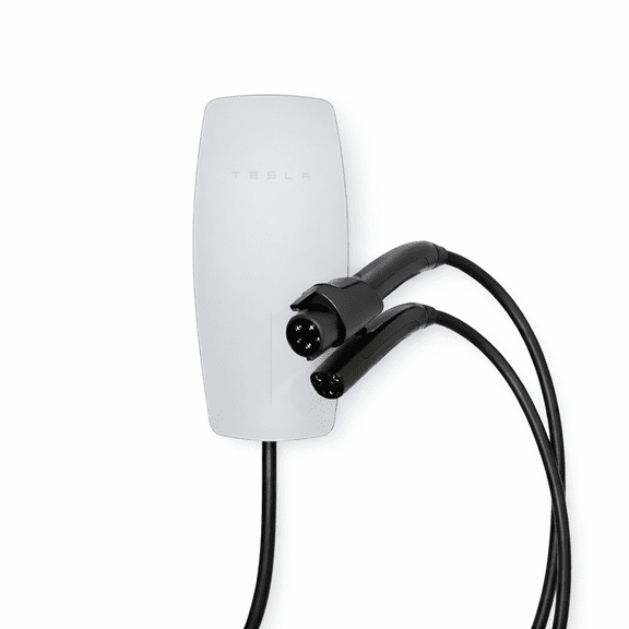 Tesla Universal Wall Connector - Electric Vehicle (EV) NACS / J1772 Charger with Dual Plug Type - Compatible for All North American EVs - Level 2 - up to 48A with 24' Cable