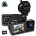 thumbnail image 1 of Danhjin Vehicle Recorder Dash Cam Front And Inside 1080P Dash Camera for Cars Ir Night Vision Car Camera,App Wifi Control, Induction,Includ 32G Card, 1 of 9