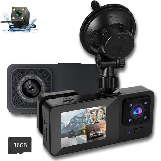 Xihbxyly Ofertas Por Tiempo Limitado Hoy Cámara de Salpicadero Frontal Interior 1080P Cámara de Salpicadero para Coches Cámara de Visión Nocturna Ir para Coche, Control Wifi Por Aplicación, Inducción