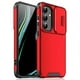 thumbnail image 1 of For Samsung Galaxy S24 FE Case PC + TPU Shell with Slide Camera Phone Cover - Black, 1 of 5