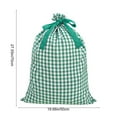 thumbnail image 3 of Christmas Gift Bag, Drawstring Gift Bag, Large Holiday Storage Christmas Gift Wrap Bag with Durable Canvas Fabric, Reusable Eco-Friendly Drawstring Closure, Portable and Wear-Resistant Design, 3 of 7