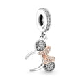 thumbnail image 1 of Disney 100 ° aniversario Mickey Minnie Charms Fit Original Pandora Charms pulseras y brazalete colgante joyería Berloque, 1 of 4