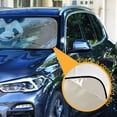 thumbnail image 4 of Panda Bamboo Leaves Automotive Front Car Windshield Sun Shade Reflector Foldable for Front Fit for Cars Truck SUVs, 4 of 8