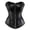 Black, variant on Xijirk Women Corset Waist Trainer Strapless Sweetheart Neck Zip Front Gothic Club Night Out Party Wear,Light Gray,XS