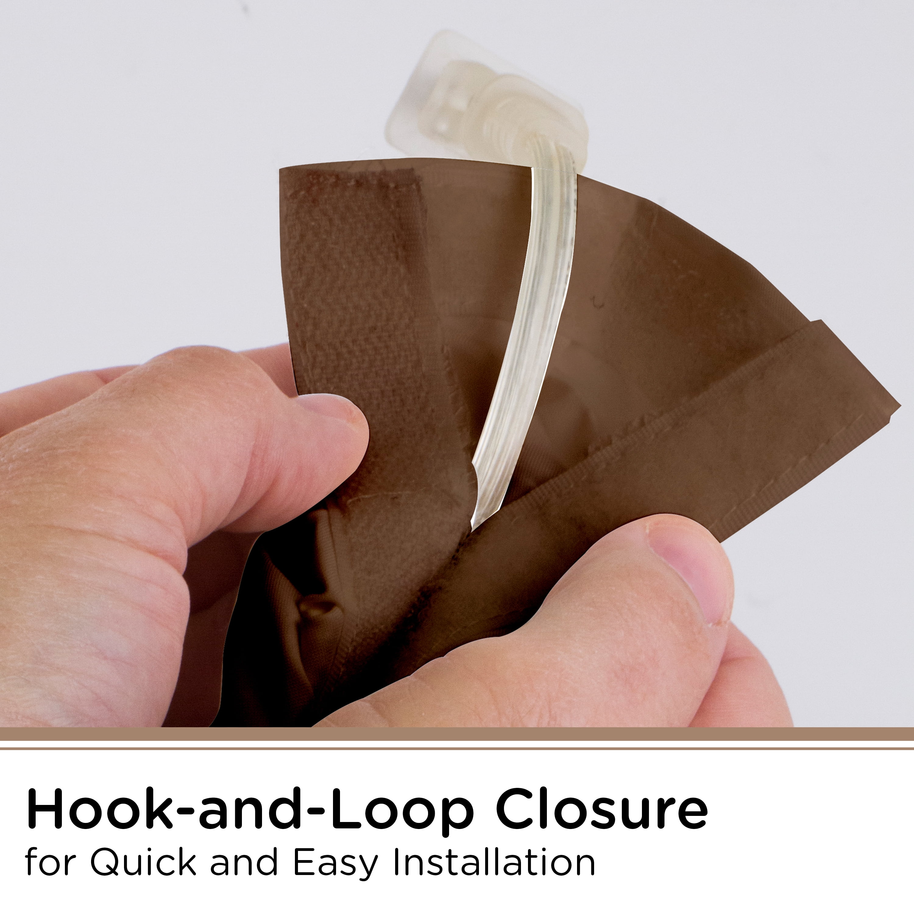 Cordinate Fabric Cord Cover Mocha, 6ft., 2pk – 48657
