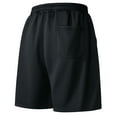 thumbnail image 6 of RYDCOT Men’s 7" Cotton Fleece Sweat Short – Casual Gym, Lounge & Sleep Shorts with Pockets Black, 6 of 8