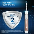 OralB Genius 6000 Rechargeable Electric Toothbrush, Rose Gold, 1 Ct
