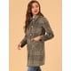 thumbnail image 4 of INSPIRE CHIC Gabardina larga de lana con cuello de solapa elegante de invierno para mujer Café L, 4 of 6