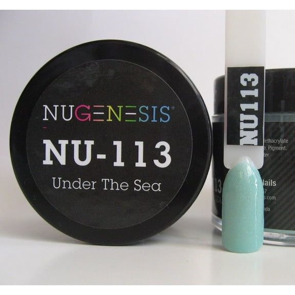 NUGENESIS Nail Color Dip Dipping Powder 1oz/jar - NU113 Under the sea