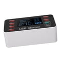 thumbnail image 1 of 8 Port USB Charging Station With QC3.0 PD, LED Display Charging Solution For IOS,, 1 of 8