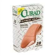 Curad Extreme Hold Bandages, 1 Inches X 3 1/4 Inches, 20 Ea, 2 Pack