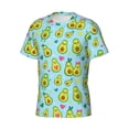 thumbnail image 3 of Rocae Cartoon Avocado for Men's Moisture-Wicking Crew Tee - T-Shirt for Sports, Outdoor Activities, and Casual WearX-Large, 3 of 9