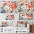 thumbnail image 4 of Designart "Pastel Elegance Amidst Anemones" Coastal Coral Under Water Floater Framed Canvas Art Print, 4 of 5