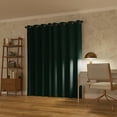 thumbnail image 2 of Sun Zero Oslo Extreme 100% Blackout Grommet Curtain Panel, 52"X95", Evergreen, 1-Piece Single Panel, 2 of 10