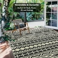 HUGEAR Outdoor Plastic Rugs for Patios Clearance 8'x10' Waterproof Rugs