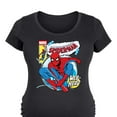 thumbnail image 3 of Marvel Your Friendly Neighborhood Spider-Man - Comic Book Cover - Maternity Scoop Neck Graphic T-Shirt, 3 of 5