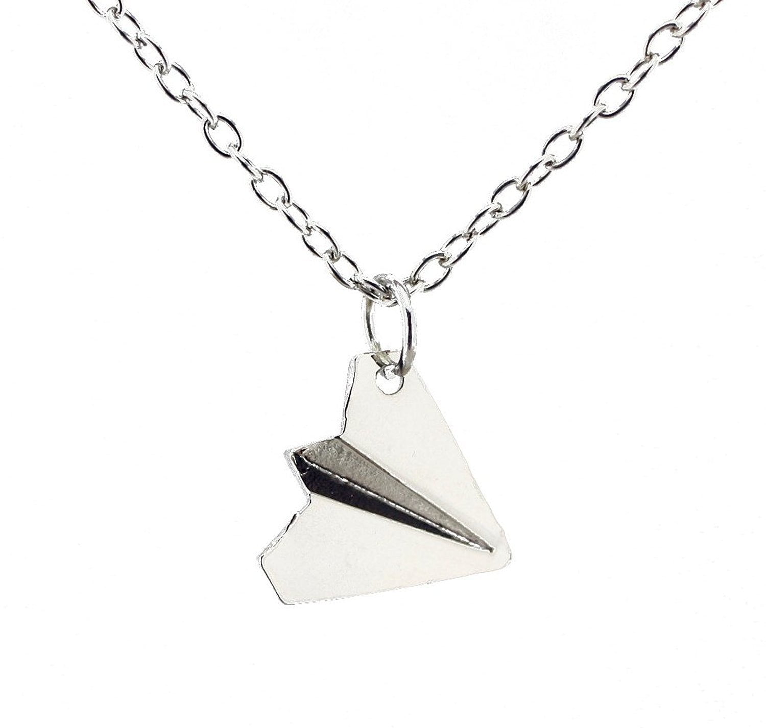 US SELLER One Direction 1D Harry styles GOLD Paper Airplane  pendant Necklace