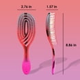 thumbnail image 7 of Candy Brush Detangling Hair Brush for Wet or Dry Hair, Vented Design and Ultra Soft-Nylon Detangler Hair Brush for All Hair Types, Colorful Wet Hair Brush for Women and Girl, Idea Gift, 7 of 7