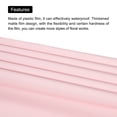 thumbnail image 4 of Unique Bargains Double Sided Color Flower Wrapping Paper Lotus Color+Gold 22.8'x22.8' Waterproof 10 Pack, 4 of 5