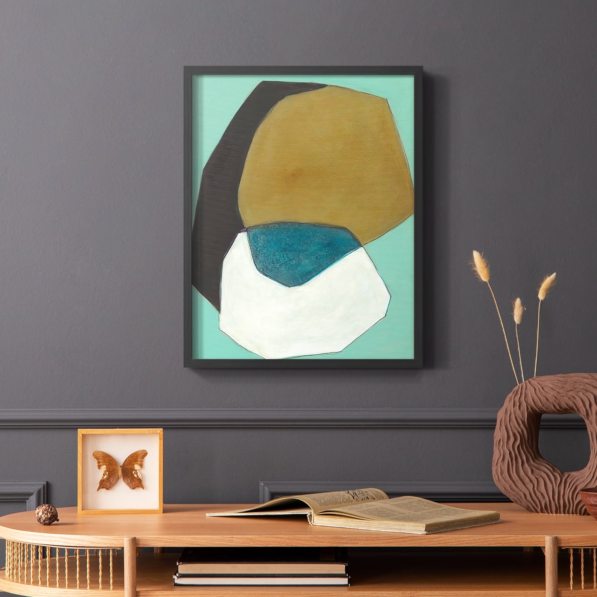 Boulder I in Paper Solid Wood 8 x 10 Framed Print